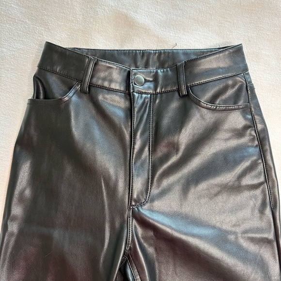 Flare Leg leather pant - Picture 3 of 7